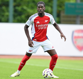 16yo Nigerian LB who shares the same agent as Iwobi, Aina, Aribo trains with Arsenal first team