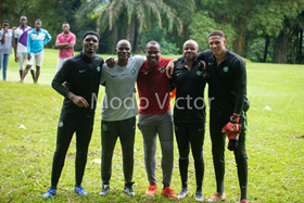 Akpeyi Finally Reports For Nigeria Duty Pre-Sierra Leone, Spotted At Team Hotel Wednesday