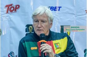 Finidi's replacement: Cameroon's Belgian coach Marc Brys refuses to deny rumours he's wanted by NFF 