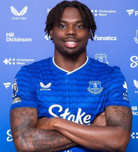 Everton announce winger has signed new deal and is eligible to represent Nigeria