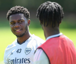 Butler-Oyedeji trains with Arsenal first team ahead of Premier League clash against Brighton 