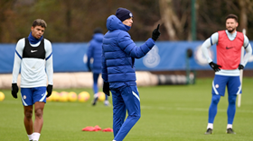 Pictured : Chelsea's New Manager Tuchel Runs The Rule Over Anjorin Ahead Of Burnley Clash 