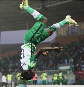 'There is no pressure' - Super Eagles dazzler Simon ready to face any team in round of 16