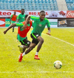 Kelechi Nwakali Training With Dream Team VII Ahead Of U23 AFCON