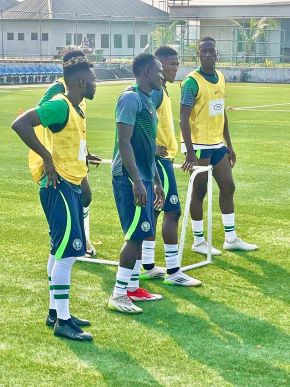 CHAN Eagles striker Sikiru Alimi sends warning to Ghana with 23-minute hat-trick in friendly