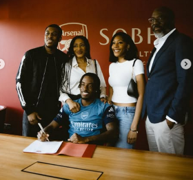 Fact: After Madueke's move from Chelsea, Arsenal highlight role of Nigerian father in winger's career