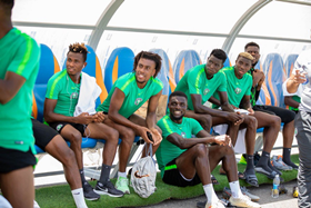  Super Eagles Recovery Session : Musa, Ighalo, Awaziem Suffer Knocks Vs RSA; Mikel Trains Fully; GKs Extensively Drilled; Shehu Not Involved 