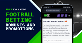 BetZillion: Best choice for football betting sites in 2025