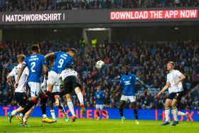 Cyriel Dessers' 22nd goal of the season helps Rangers delay Celtic's title party 