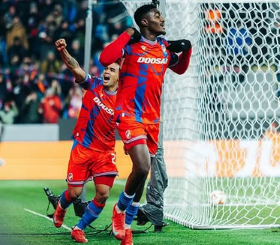 What Viktoria Plzen coach said about Durosinmi after goal and assist in Europa League