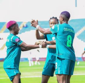 Wafcon Nigeria 3 Tunisia 0: Babajide, Oshoala, Ihezuo fire Super Falcons to comfortable win 