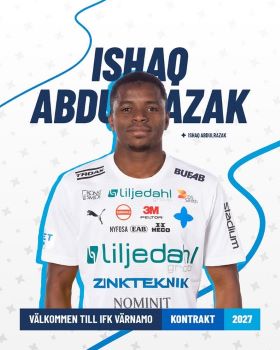 Official: After loan spells at BK Hacken and Odd, Ishaq Abdulrazak leaves Anderlecht for good 