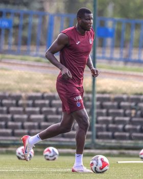 Super Eagles striker Onuachu back on the grass after sitting out Trabzonspor's last friendly