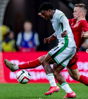'It's not easy to play for Nigeria' â€“ Olusegun reacts after impressive debut against Russia 