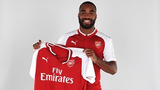 Official: Free-Scoring Lacazette Joins Nigerian Strikers At Arsenal For Club-Record Fee