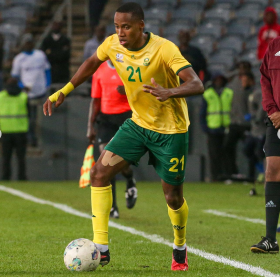 'Imagine going to the final' - Bafana Bafana striker Mayambela dreaming of beating Super Eagles 