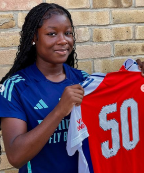 Super Falcons-eligible midfielder registered by Arsenal in Champions League squad ahead of Rangers tie