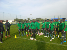 Gent striker reports for international duty in Cairo ahead of Flying Eagles opener v Senegal