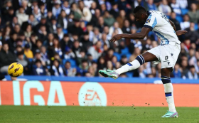 Umar Sadiq steals the headlines again with another long-range beauty to salvage point for Real Sociedad 