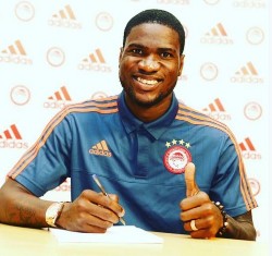 Brown Ideye Happy With Olympiakos Win, Wowed By Golden Eaglets Performance