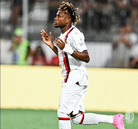 Photo: Chukwueze makes milestone appearance in Serie A after AC Milan injury mix-up
