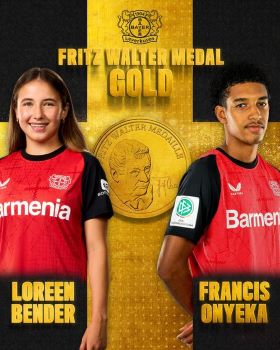 Francis Onyeka: Boniface's potential heir at Bayer Leverkusen wins top German youth award 