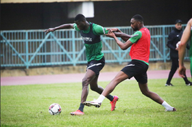 Racing Genk star Onuachu tells Super Eagles teammates the type of striker he is 