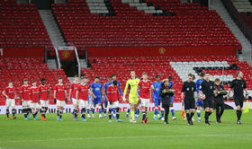 FAYC : Everton's Anglo-Nigerian striker on target in loss to Manchester United at Old Trafford