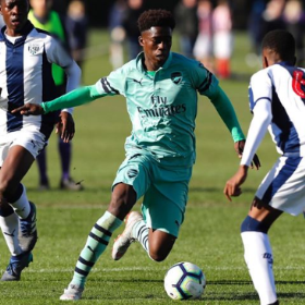Arsenal Super Kid Celebrates Maiden Nigeria Call-Up With A Goal And Three Assists Vs Aston Villa U16s