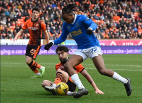 Aribo reveals GvB's message at halftime to Rangers players in draw against Dundee United