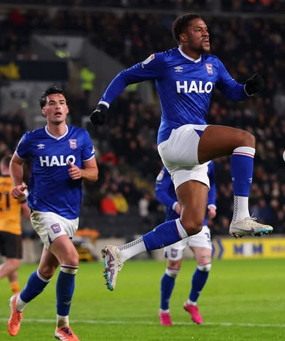 After 515 minutes of action, Super Eagles hopeful Akpom scores first goal in Ipswich colours