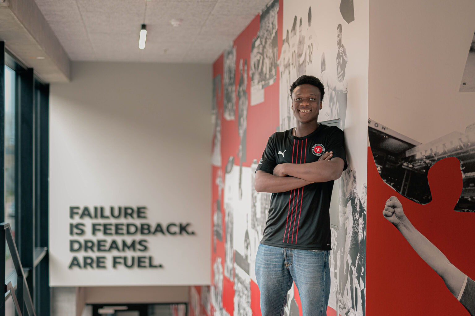 Swedish-Nigeria forward Alase signs new 5-year deal with FCM, follows Super Eagles on social media