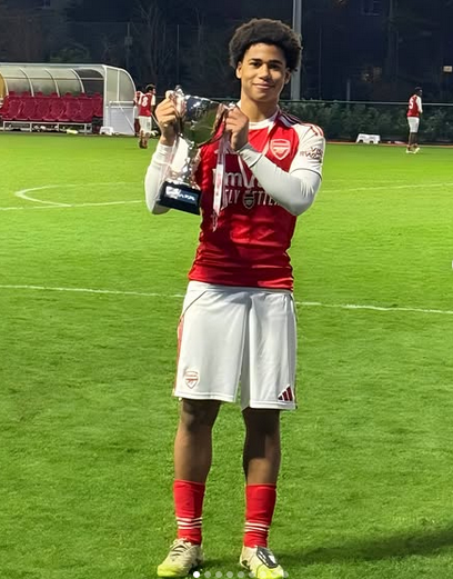Talented defender eligible for Nigeria, England, Poland, signs new schoolboy deal with Arsenal