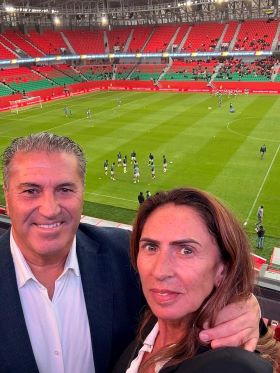 Photo: Former Super Eagles coach Peseiro watches Nigeria's heartbreaking loss to DR Congo