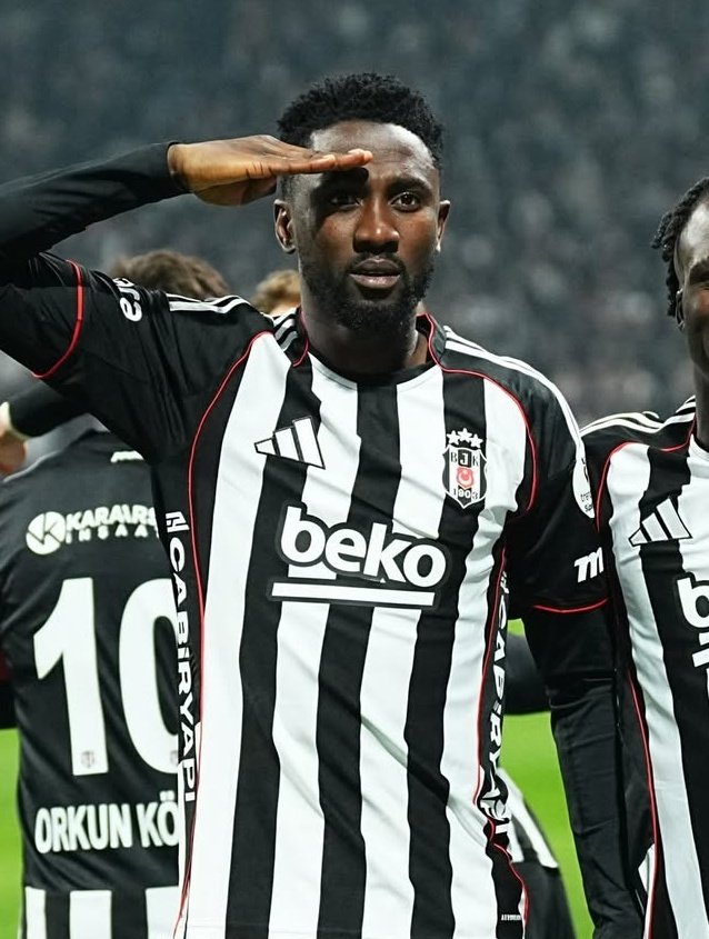 Emotional Ndidi honours late dad with military-style salute after scoring for Besikats in win v Goztepe