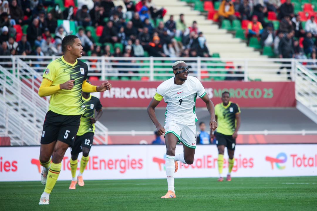 'They listen to me' - Osimhen opens up on captaining Super Eagles in Afcon win v Uganda