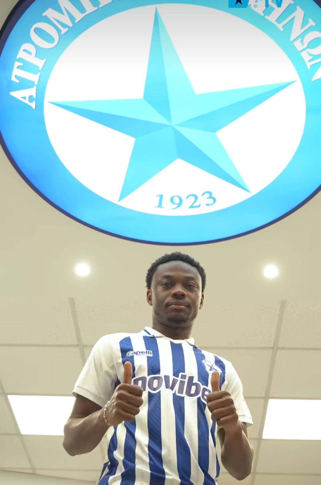 Confirmed: Ukaki receives squad number at Atromitos after loan move from Sheffield United