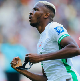 Osimhen confirms lasers were pointed at Super Eagles players, breaks silence on bonus row 
