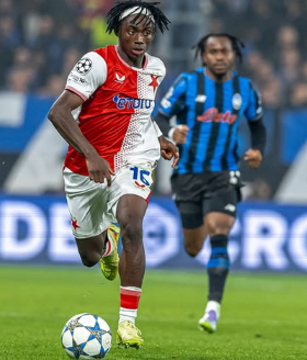 'Laceration on his face' - Slavia coach provides update on Moses after injury against Arsenal 