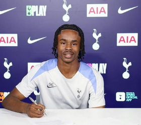Winger eligible for Nigeria, Germany, Austria, England added to Tottenham Hotspur's UCL squad
