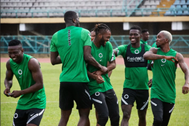  Super Eagles players  to hold team walk at 1100 hours; why they trained under partial darkness