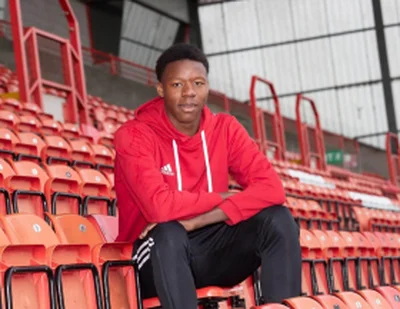 Done deal : East Stirlingshire loan in highly-rated Madrid-born Nigerian striker from Airdrieonians