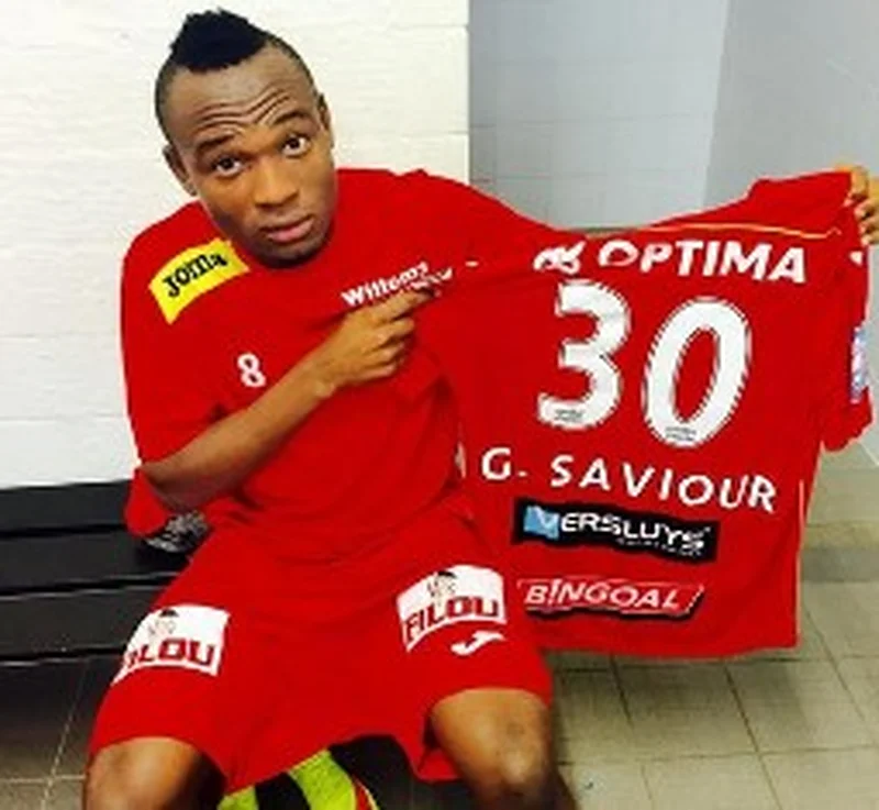 Dream Team Striker Saviour Godwin Opens KV Oostende Account After Only 4 Minutes