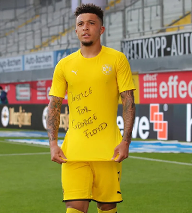 Nigeria Coach Rohr Praises Jadon Sancho, Thuram For Paying Tribute To George Floyd