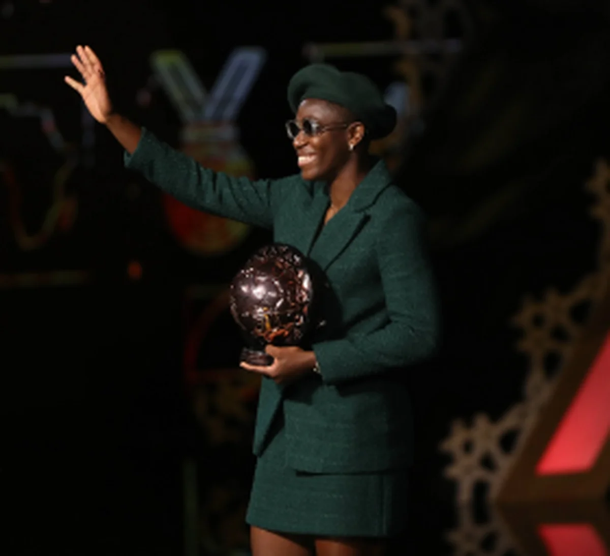 CAF Awards 2023: Oshoala wins 6th POTY; Nnadozie Goalkeeper of the Year; Super Falcons best national teamÂ 