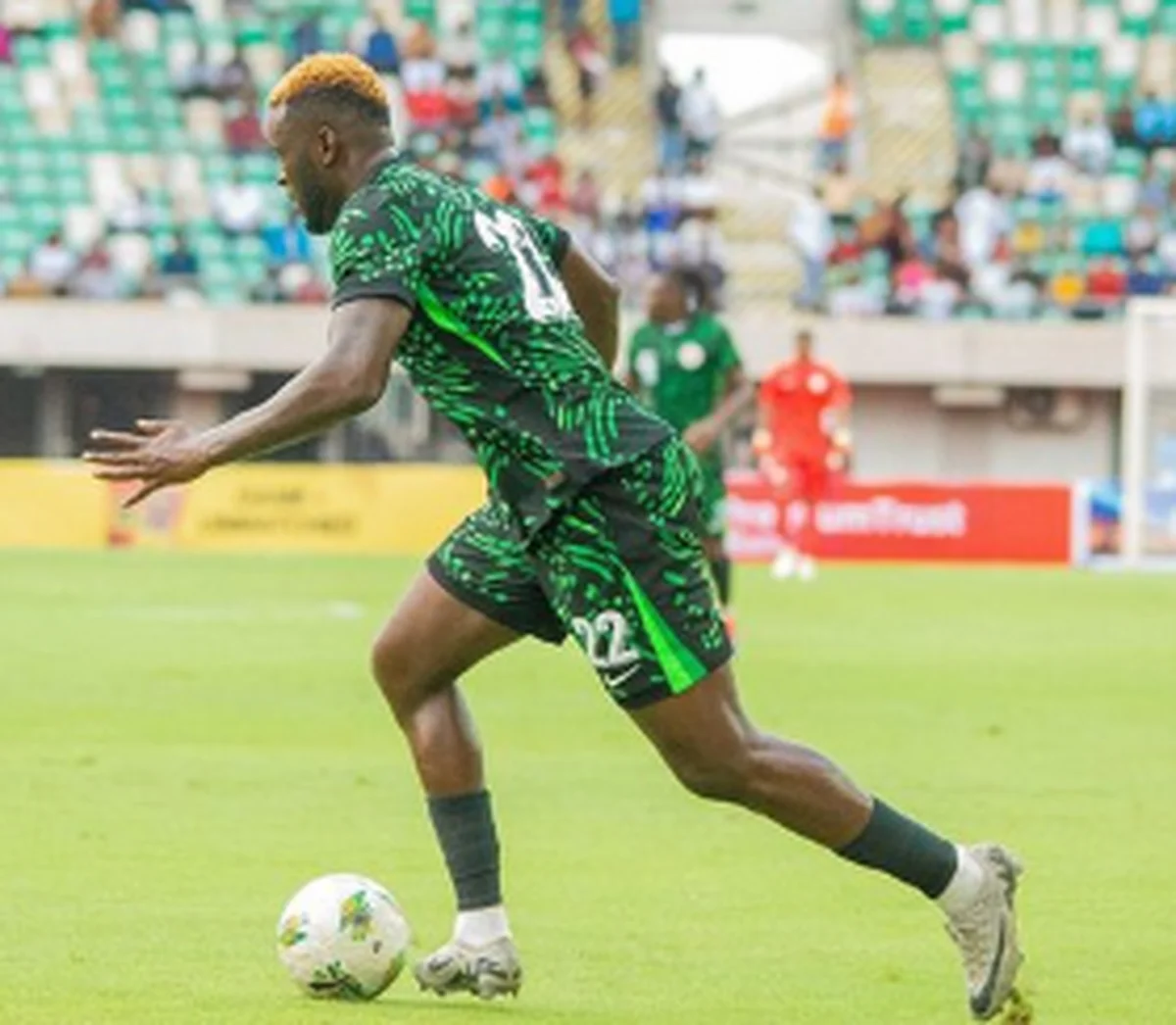 Yet to open Super Eagles account after 8 games: Kola Ige backs 'fantastic player' Boniface to come goodÂ 