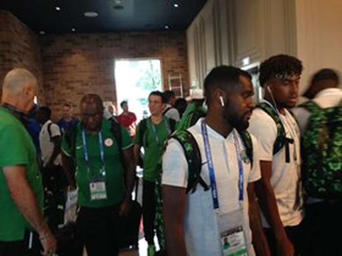 Injured Balogun Misses Training Pre-Croatia; Super Eagles Land In Kaliningrad 