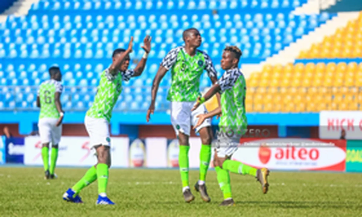 U23 AFCONQ Nigeria 4 Libya 0: Osimhen Nets Hat-Trick As Defending Champions Demolish North Africans 
