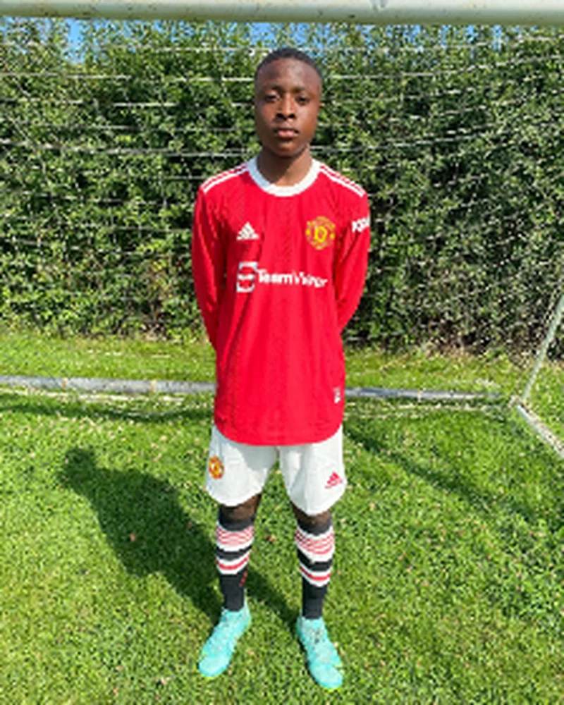 Manchester United schoolboy of Nigerian descent on trial at Leeds UnitedÂ 