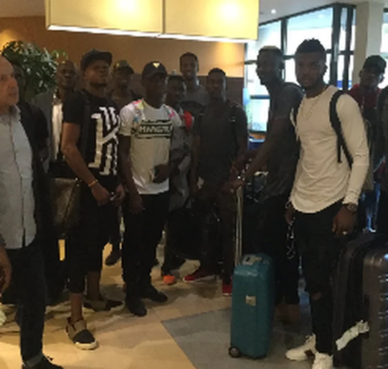 Onyekuru, Etebo, Ebuehi, 9 Others Arrive Super Eagles Camp In Corsica